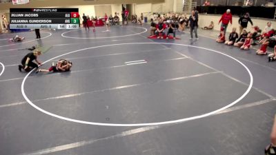 Girls K-8 - 48 Julianna Gunderson, Apple Valley-Girls vs Jillian Jacobs, Albert Lea-Girls