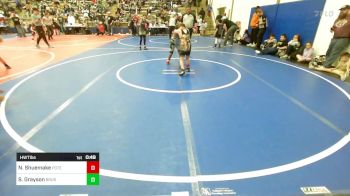 3rd Place - Noah Shuemake, Poteau Youth Wrestling Academy vs Silas Grayson, Brushy Wrestling Club
