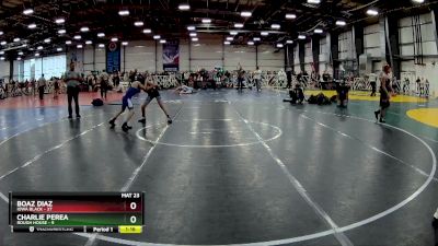 88 lbs Rd# 4- 2:00pm Friday Final Pool - Charlie Perea, Rough House vs Boaz Diaz, Iowa Black