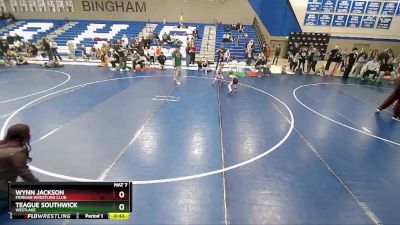 43-44 lbs Round 1 - Wynn Jackson, Morgan Wrestling Club vs Teague Southwick, Westlake