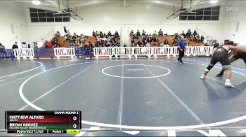 175 lbs Champ. Round 2 - Bryan Iniguez, Golden Valley (Bakersfield) vs Matthew Alfaro, South