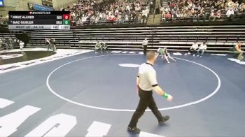 4A 126 lbs Quarterfinal - Kruz Allred, Ridgeline vs Mac Gubler, Snow Canyon