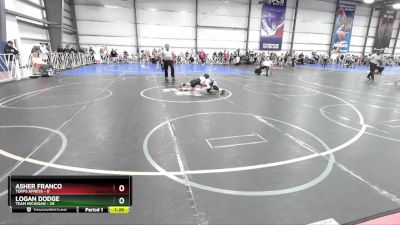 68 lbs Rd# 10- 4:00pm Saturday Final Pool - Asher Franco, Terps XPress vs Logan Dodge, Team Michigan