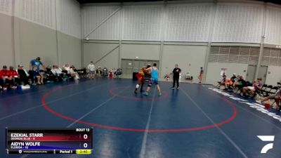 220 lbs Placement Matches (8 Team) - Ezekial Starr, Georgia Blue vs Aidyn Wolfe, Florida