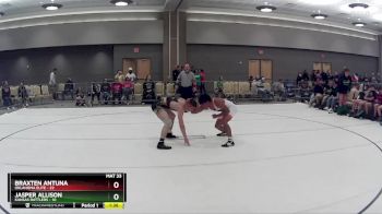 153 lbs Round 3 (8 Team) - Jasper Allison, Kansas Rattlers vs Braxten Antuna, Oklahoma Elite