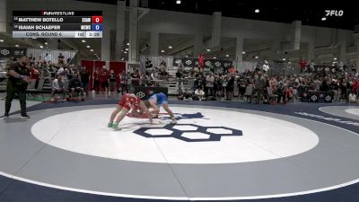 61 lbs Cons. Round 6 - Matthew Botello, X-Calibur Athletics Wrestling Club vs Isaiah Schaefer, Maurer Coughlin Wrestling Club