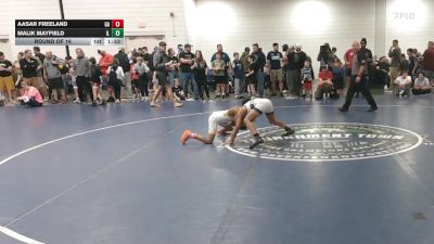 85 lbs Round Of 16 - Aasar Freeland, GA vs Malik Mayfield, IL