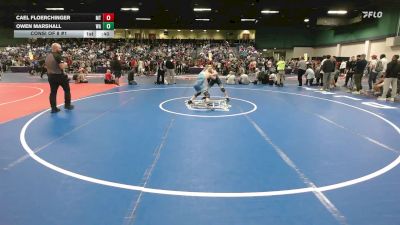 126 lbs Consi Of 8 #1 - Cael Floerchinger, MT vs Owen Marshall, WA