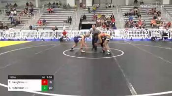 132 lbs Prelims - Zach Haughton, Indiana Outlaws Bronze vs Beck Hutchison, D2 Ducks