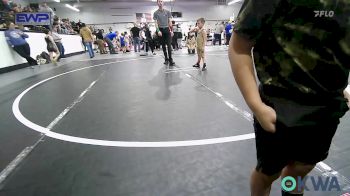 55 lbs Quarterfinal - Lexon Vaughn, Salina Wrestling Club vs Gunner Fixin, Hulbert