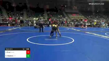 100 lbs Consolation - Isabella Cruz, All American WC vs Yazeneth Madero, Nxt Lvl Wrestling Academy