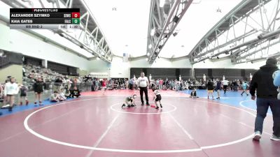 49 lbs Rr Rnd 3 - Alexander Szymko, South Side ES vs Kaia Gates, Falcons Wrestling Club