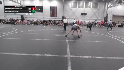 126 lbs Round 3 (6 Team) - Seamus Brannigan, South Side WC Black vs Mason Slatton, Prime Wrestling White