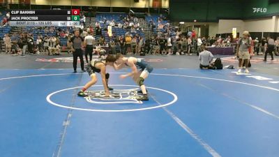 126 lbs Consi Of 128 #2 - Clif Bakhsh, DE vs Jack Procter, GA