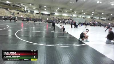 189 lbs Cons. Round 3 - Carter Johnson, Rabbit Wrestling Club vs Musa Steele, Blackman Wrestling Club