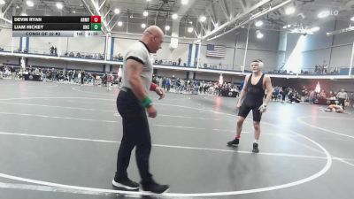 133 lbs Consi Of 32 #2 - Devin Ryan, Army-West Point vs Liam Hickey, Unc