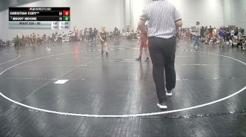 85 lbs Quarterfinal - Christian Cory**, Unattached vs Brody Moore, Project X
