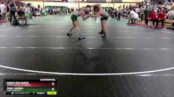 190 lbs Quarterfinal - Finn Hanna, Saint Marks H S vs Aiden Richards, Conrad School Of Science