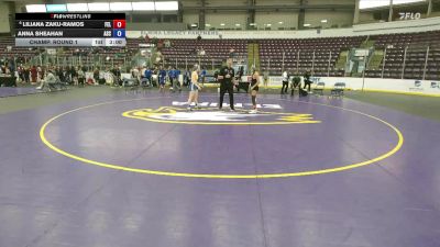 124 lbs Champ. Round 1 - Anna Sheahan, Alfred State vs Liliana Zaku-Ramos, Felician