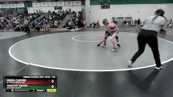 115 lbs Cons. Round 4 - Owen Carver, JC Youth Wrestling vs Timothy Ekart, Jackson County