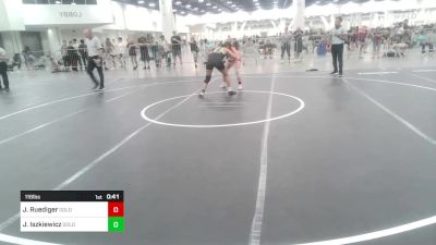 116 lbs Consi Of 8 #2 - Jasmine Ruediger, Gold Rush Wrestling vs Jaydence Iszkiewicz, Gold Rush Wrestling