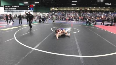 118 lbs Round Of 64 - Presley Pearson, CO vs Nevaeh Colon, PA