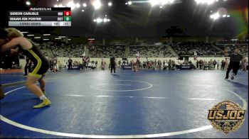 195 lbs Consolation - Gideon Carlisle, Mighty Bluebirds vs Isaiah Joe Foster, Best Trained