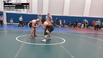 285 lbs Cons. Round 3 - Gabriel Gomez, Bergenfield vs Lance Clelland, St Christopher