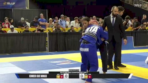 Kimber Sue Mings vs Aine Elizabeth Kelly 2026 Pan Kids Jiu-Jitsu IBJJF Championship
