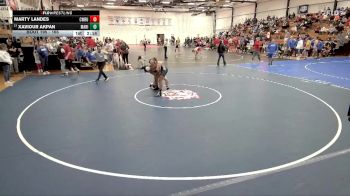 165 lbs Champ. Round 2 - Xaviour Akpan, Marian University (IN) vs Marty Landes, Case Western Reserve