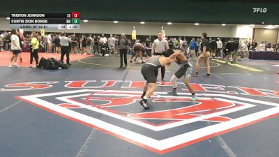 138 lbs Consi Of 64 #1 - Triston Johnson, SC vs Curtis Zion Borge, MO