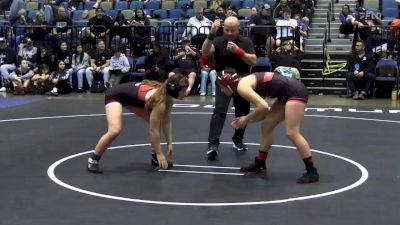 130 lbs Final - Aliyhanna Hernandez, Chico vs Ruby Julien-Newsom, Torrey Pines