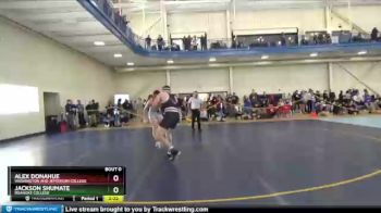 197 lbs Champ. Round 1 - Jackson Shumate, Roanoke College vs Alex Donahue, Washington And Jefferson College
