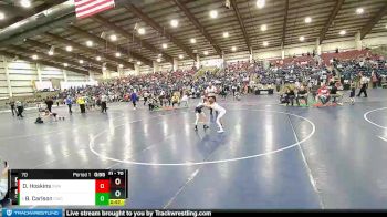 70 lbs Round 5 - Bennett Carlson, Champions Wrestling Club vs Demi Hoskins, Sanderson Wrestling Academy