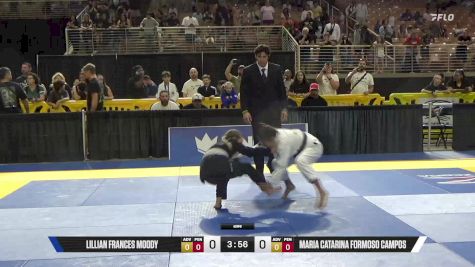 Maria Catarina Formoso Campos vs Lillian Frances Moody 2025 Pan Kids Jiu-Jitsu IBJJF Championship