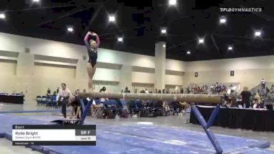 Rylie Bright - Beam, Denton Gym #1215 - 2021 USA Gymnastics Development Program National Championships