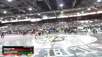 138 lbs Cons. Round 5 - Stellar Tew, West Side vs Daxton Bonner, Wasatch Utah