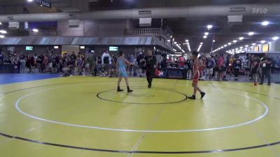 44 kg Rnd Of 32 - Max Maes, Taos Kids Wrestling Club vs Chase Kastner, Team Tugman Wrestling Club