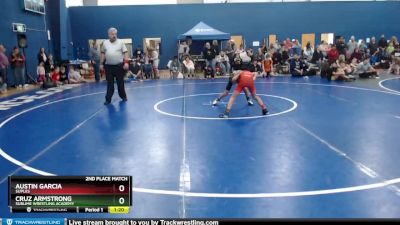 70 lbs 2nd Place Match - Austin Garcia, Suples vs Cruz Armstrong, Sublime Wrestling Academy