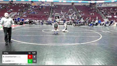 127 lbs Qtr-finals - Bryndin Chamberlain, Clearfield vs Liam Lawler, Bishop McDevitt