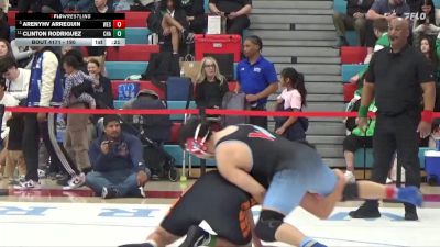 190 lbs Cons. Round 2 - Clinton Rodriguez, Chaparral vs Arenyhv Arreguin, Western