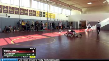 125 lbs Champ. Round 2 - Darius Levan, Sacramento City College vs Gabe Rivera, Cuesta College