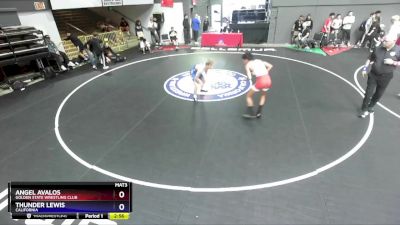 132 lbs Champ. Round 3 - Angel Avalos, Golden State Wrestling Club vs Thunder Lewis, California
