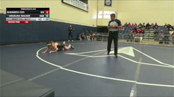 Cons. Round 3 - Elizabeth Cox, UTAH TECH- WOMEN vs Angelina Walker, OTTAWA-WOMEN