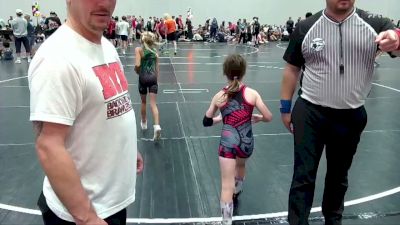 50 lbs Round 5 (10 Team) - Makayela Sawyer, Backyard Brawlers vs Piper Norrell, Oklahoma Mafia