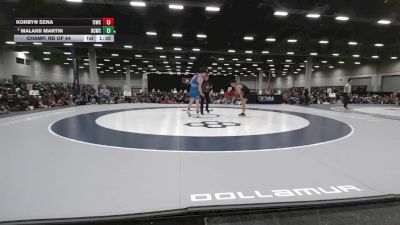 138 lbs Champ. Rd Of 64 - Korbyn Sena, Team Idaho Wrestling Club vs Malakii Martin, Bear Cave Wrestling Club