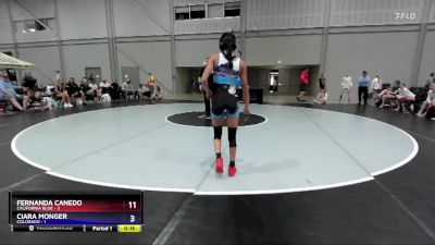 95 lbs Round 1 (8 Team) - Eliana Caro, California Blue vs Justice Gutierrez, Colorado