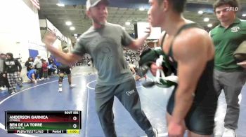 157 lbs Cons. Round 1 - Anderson Garnica, Cypress vs Ben De La Torre, South Hills