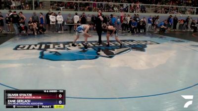 152 lbs Round 1 - Zane Gerlach, Avalanche Wrestling Association vs Oliver Stoltze, Chugach Eagles Wrestling Club