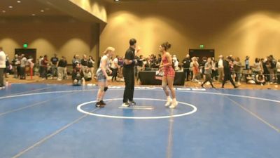 120 lbs Champ. Rd Of 16 - Gionna Allen, Fulton Wretling Club vs Kaura Coles, The Compound